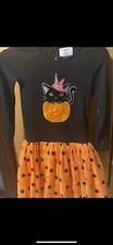 counting daisies Girls Size 8 Orange Costume