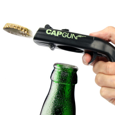 Opener Beer Cap Openers Shoots Firing Cap Gun Launcher Shooter Bottle