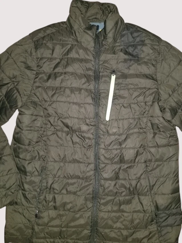 * XERSION Dark Green Packable Puffer Jacket Mens MEDIUM - Image 2 of 3