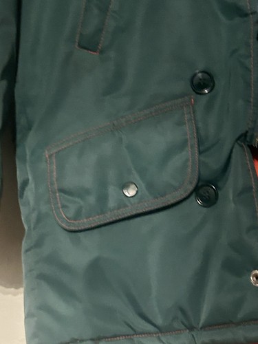 Cappotto invernale Montgomery Ward vintage foderato in pelliccia taglia 14 giovane hipster neve sci - Foto 2 di 10