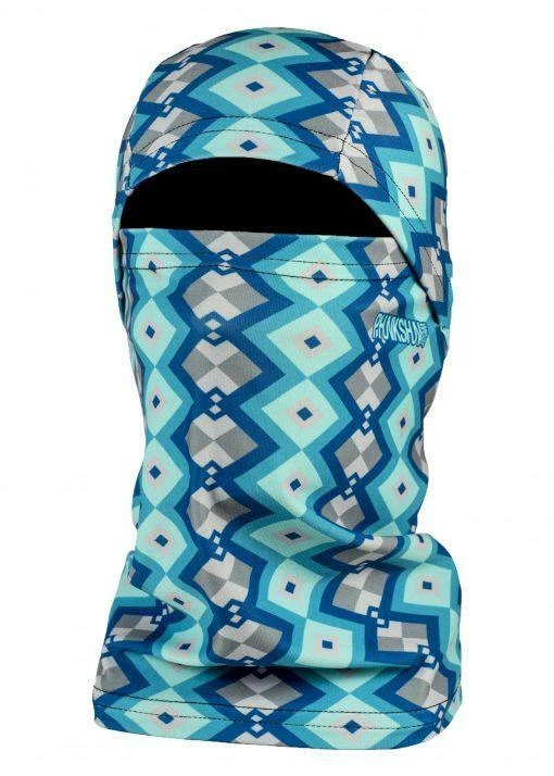PHUNKSHUN CONVERTIBLE BALLERCLAVA BALACLAVA GEODESIC BLUES WINTER SKI FACE MASK!