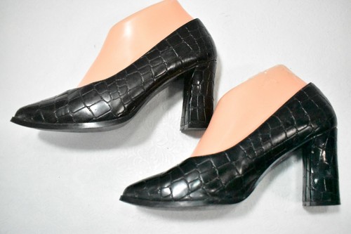 Scarpe Newport News nere tacchi taglia 7,5 donna - Foto 6 di 8
