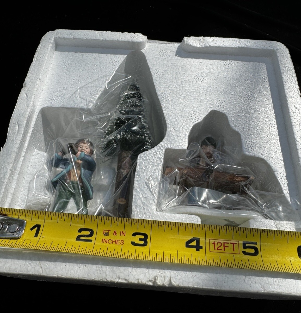 Dept 56 Lumberjacks Set of 2 Porcelain Accessories Heritage