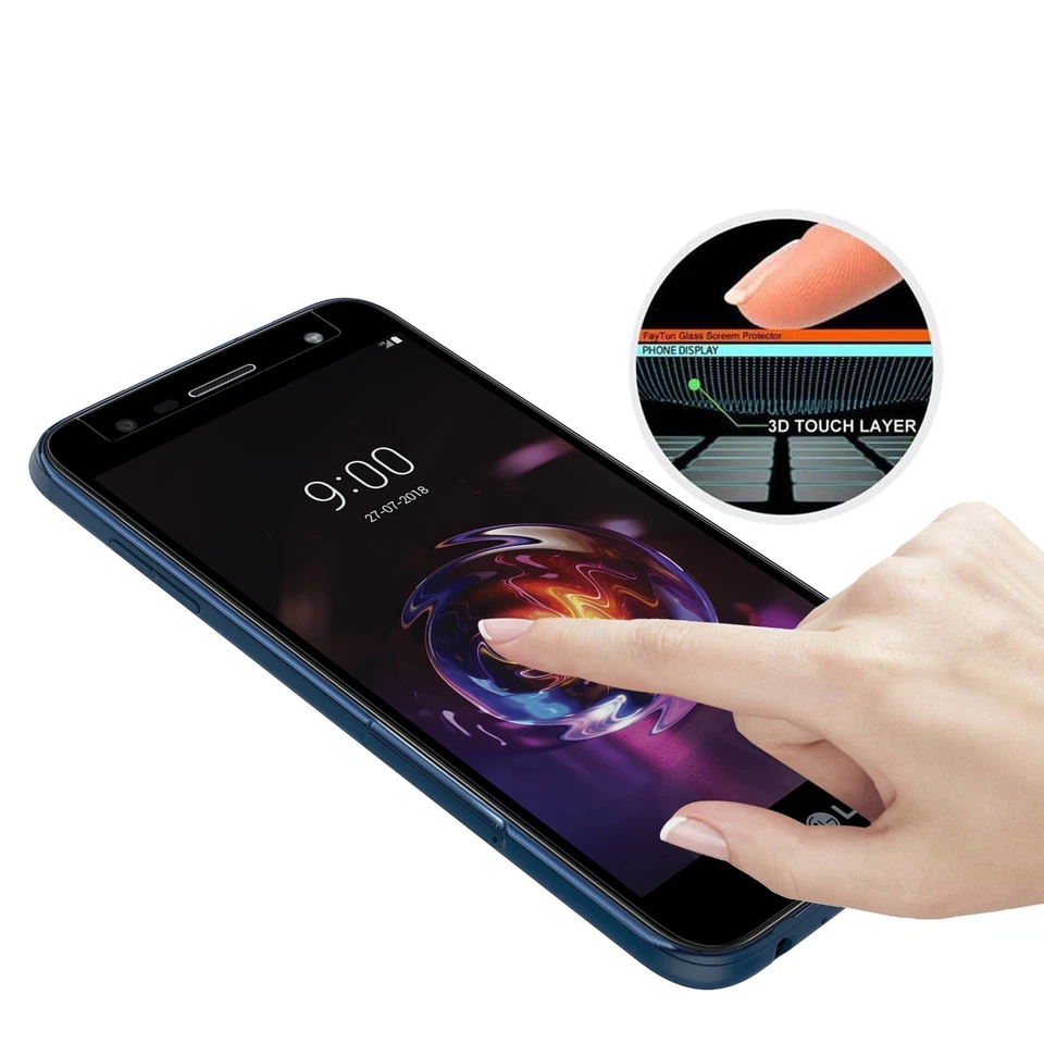 [2-Pack]For LG X Power 3 /Fiesta 2 / X Power 2 Tempered Glass Screen Protector - Image 4 of 4