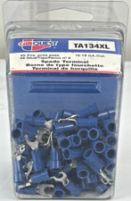 Carquest Blue 14-16 AWG Spade Fork Wire Connector Terminal 8 Stud - Pack of 85
