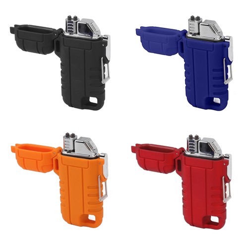 HG USB Wiederaufladbares Feuerzeug Winddicht Dual Arc Feuerzeug Wasserdicht Flammenlos YT - Bild 3 von 12