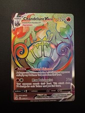 POKEMON TCG CHANDELURE VMAX 265/264 SWSH FUSION STRIKE RAINBOW SECRET RARE!! on eBay