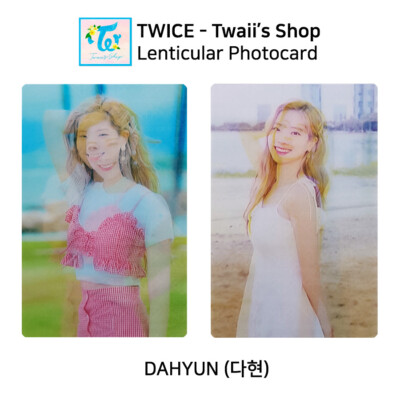 TWICE POP UP STORE Twaii Shop Official Lenticular Photocard Member
