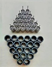 10 Sets Advan 5 Spoke Bridgestone 11mm Rims  Real Rider Rubber Tires HotWheels