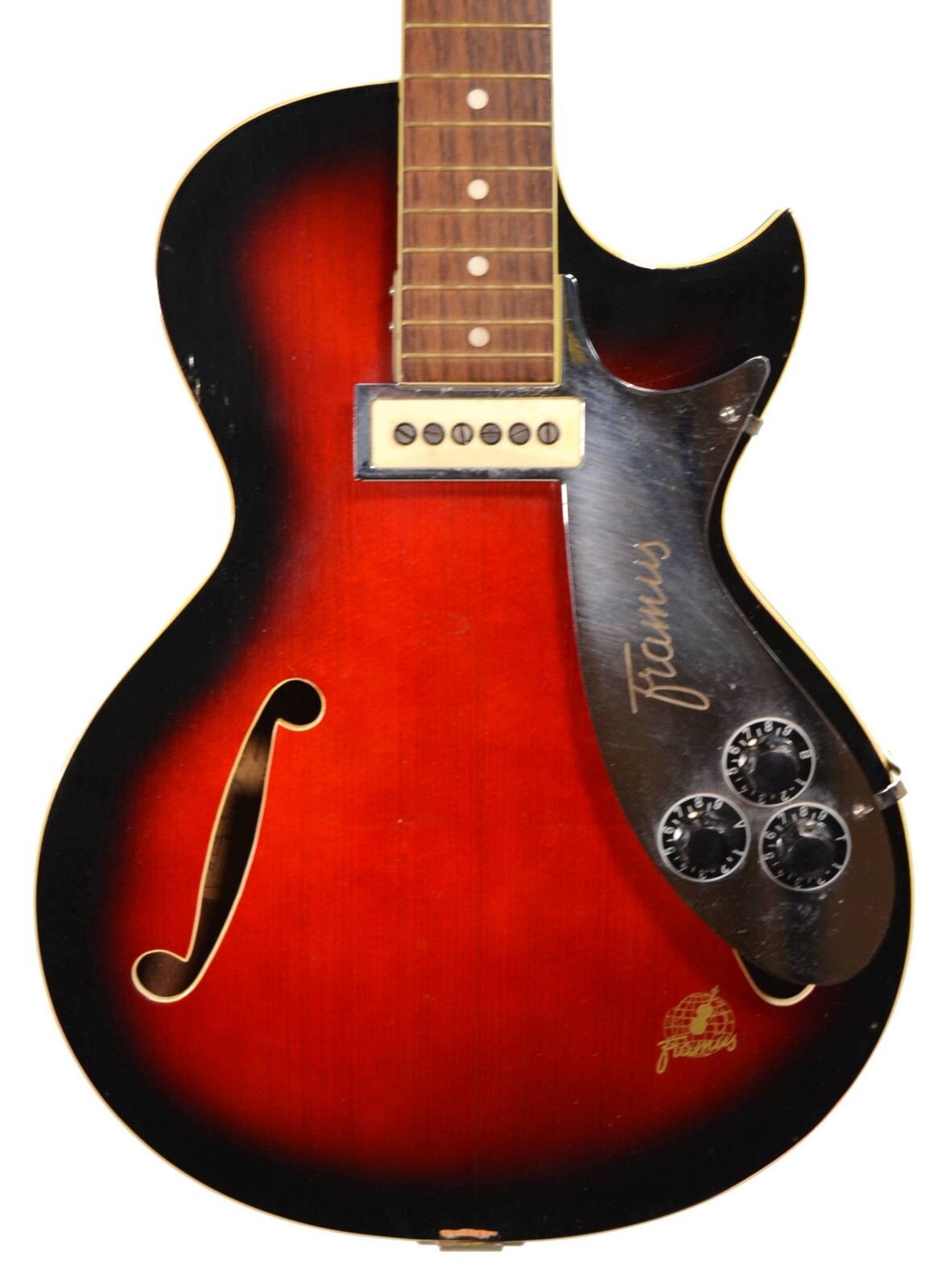 Framus 5/53 Capri Vintage Electric Guitar Repair Project Parts w/ OHSC