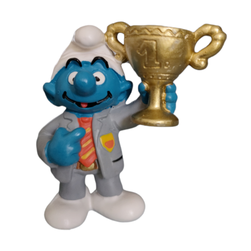 Schleich 20532 President Smurf Figurine Toy - NEW