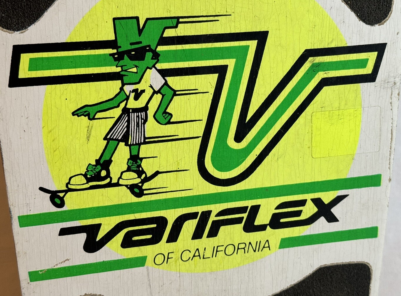 Vintage Skateboard Deck Old School 80s Variflex of California “Later Gator” 27”-image