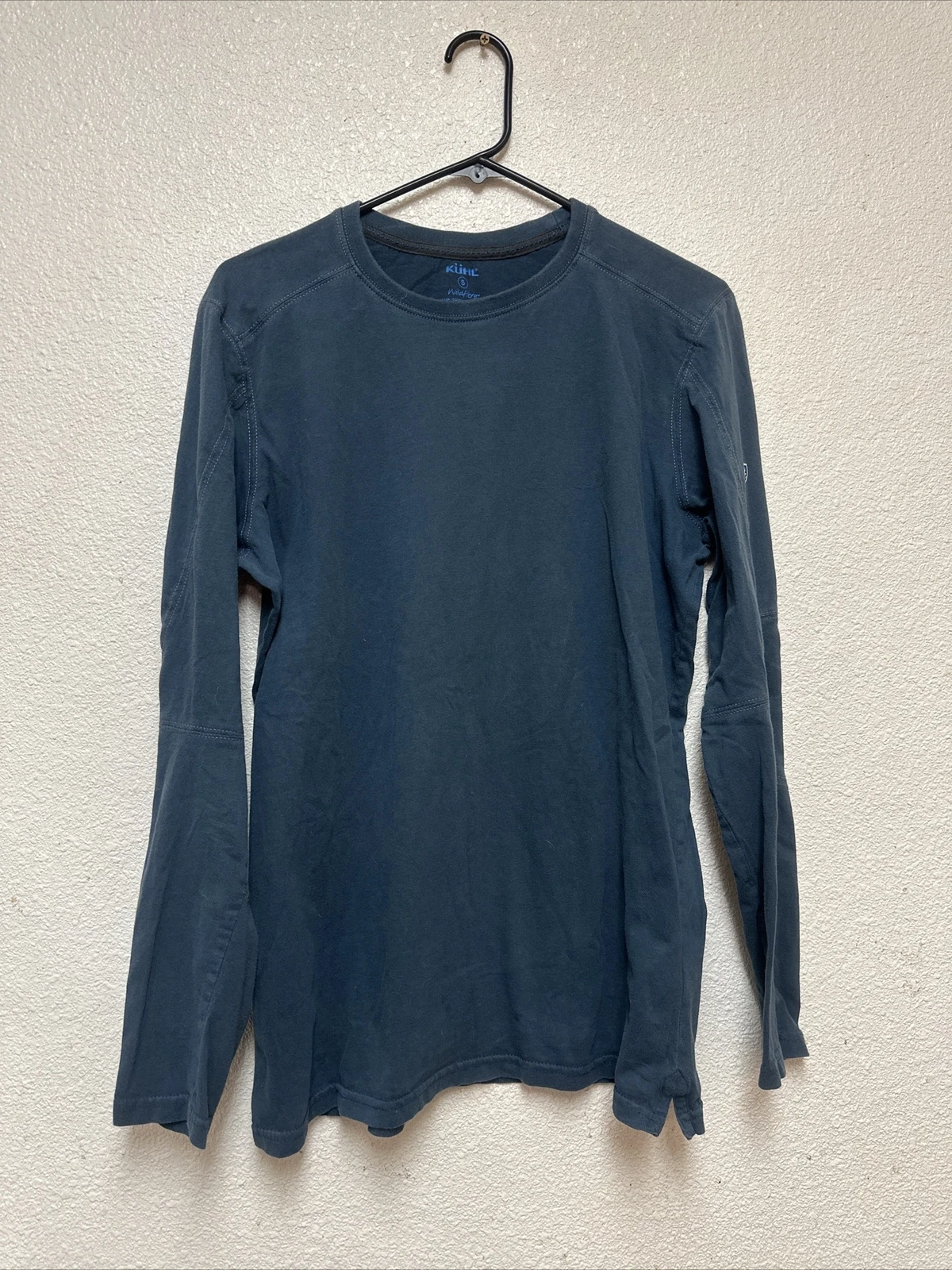 Kuhl Wildfibre Men’s Base Layer Shirt Blue Long Sleeve Outdoor Hiking Sz S