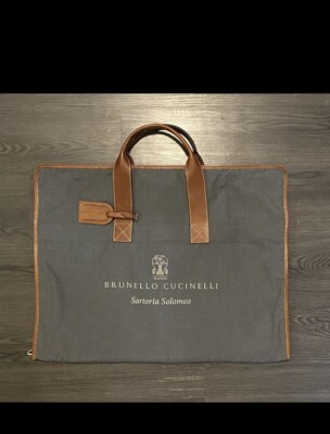 BRUNELLO CUCINELLI AUTHENTIC GARMENT TRAVEL BAG $1350