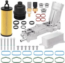 Aluminum Engine Oil Cooler Filter Housing  For 2011-16 Dodge Jeep Chrysler Ram