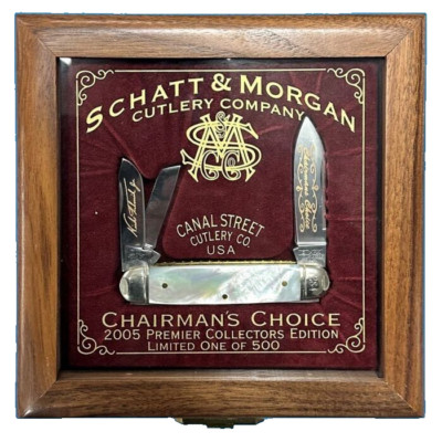 SCHATT & MORGAN / CANAL STREET CUTLERY - 2005 CHAIRMAN'S CHOICE - 500 PRODUCED