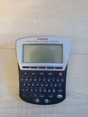 Small Dictionary And Thesaurus Franklin MWD-1450 Merriam Webster