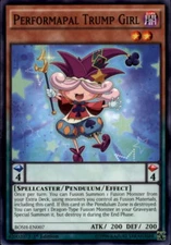 2016 Yu-Gi-Oh Breakers of Shadow #BOSHEN007 Performapal Trump Girl C