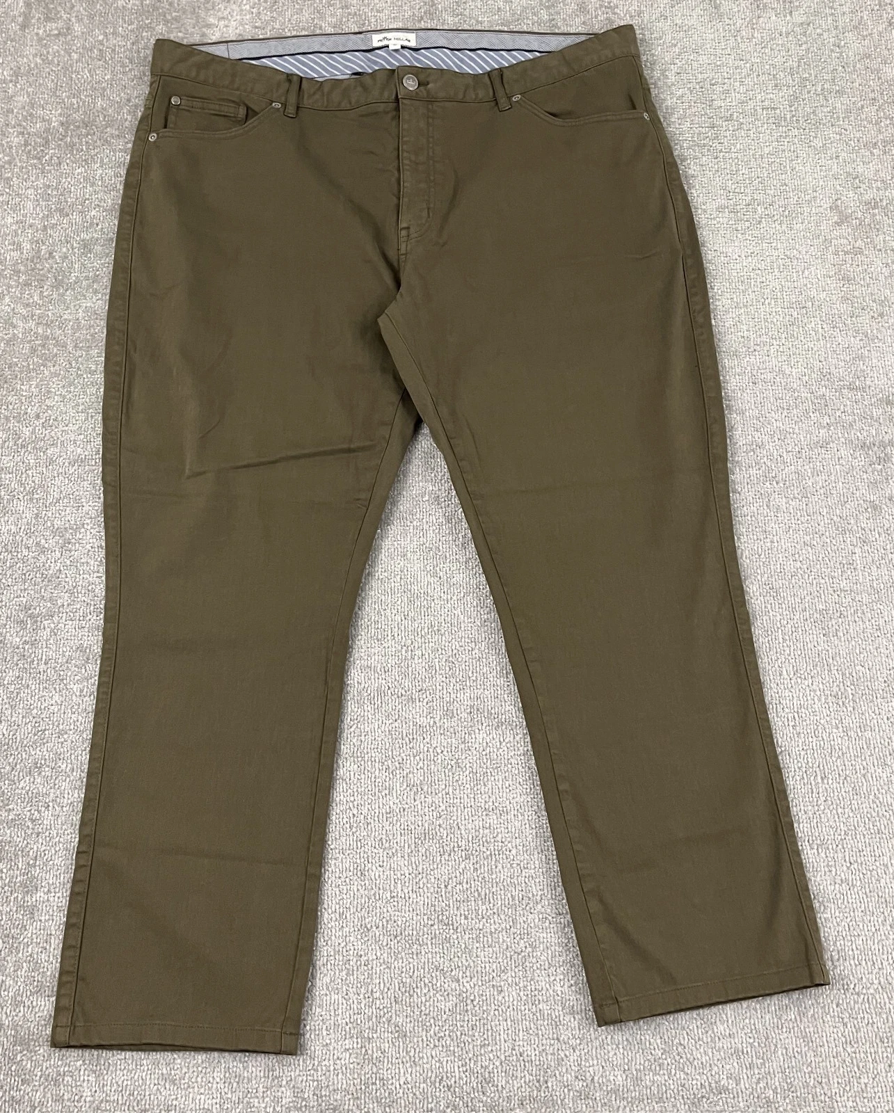 Peter Millar Ultimate Sateen Pants Mens 42 x 28 Chestnut Brown Chino 5-Pocket