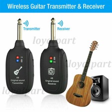 A8 Electrical Guitar Wireless Receiver System Transmitter Built-in Rechargeable