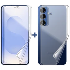 2 Set Soft PET Film Screen Protector for Samsung Galaxy S25+ PLUS Front and Back