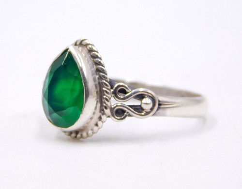 Naturale Multi Pietra Anello 925 Argento Sterling Gioielli Mano Anello Per - Foto 15 di 22