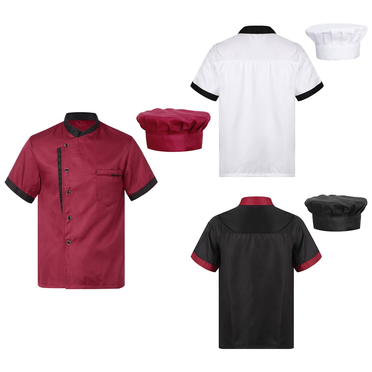 Head Chef Tshirt Uniform Jacket Funny Faux Costume Head Chef Tshirt Uniform Jacket Funny Faux Costume