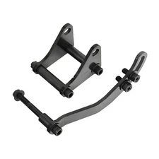 For SBC Chevy 350 GM SWP LWP Saginaw Black Power Steering Pump Mounting Brackets