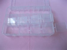2 pcs SMD SMT Electronic Component Mini Storage Box 24 Grid White EKB-206 New