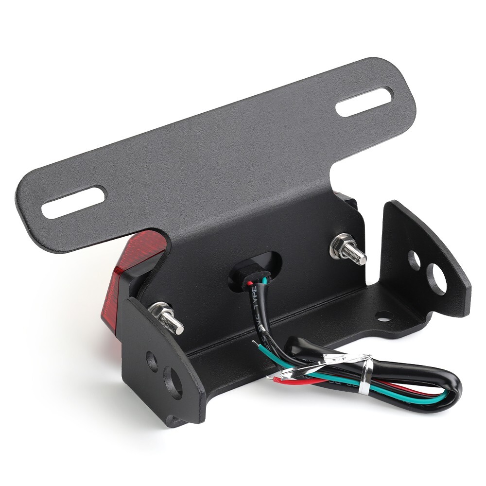 Fender Eliminator Tail Tidy For Suzuki DRZ400S/E/SM – Red LED Brake Light, Aluminum, With Turn Signal Adapters
