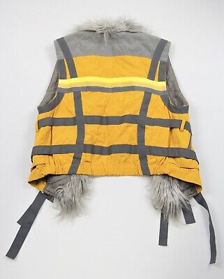 Dries Van Noten AW14 Sample Faux Fur Vest Bondage Straps Dries Van Noten AW14 Sample Faux Fur Vest Bondage Straps