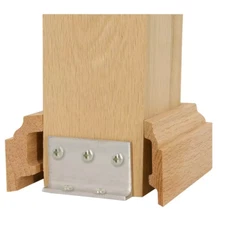 Stair Parts Box Newel Attachment Kit 5" Unfinished Red Oak