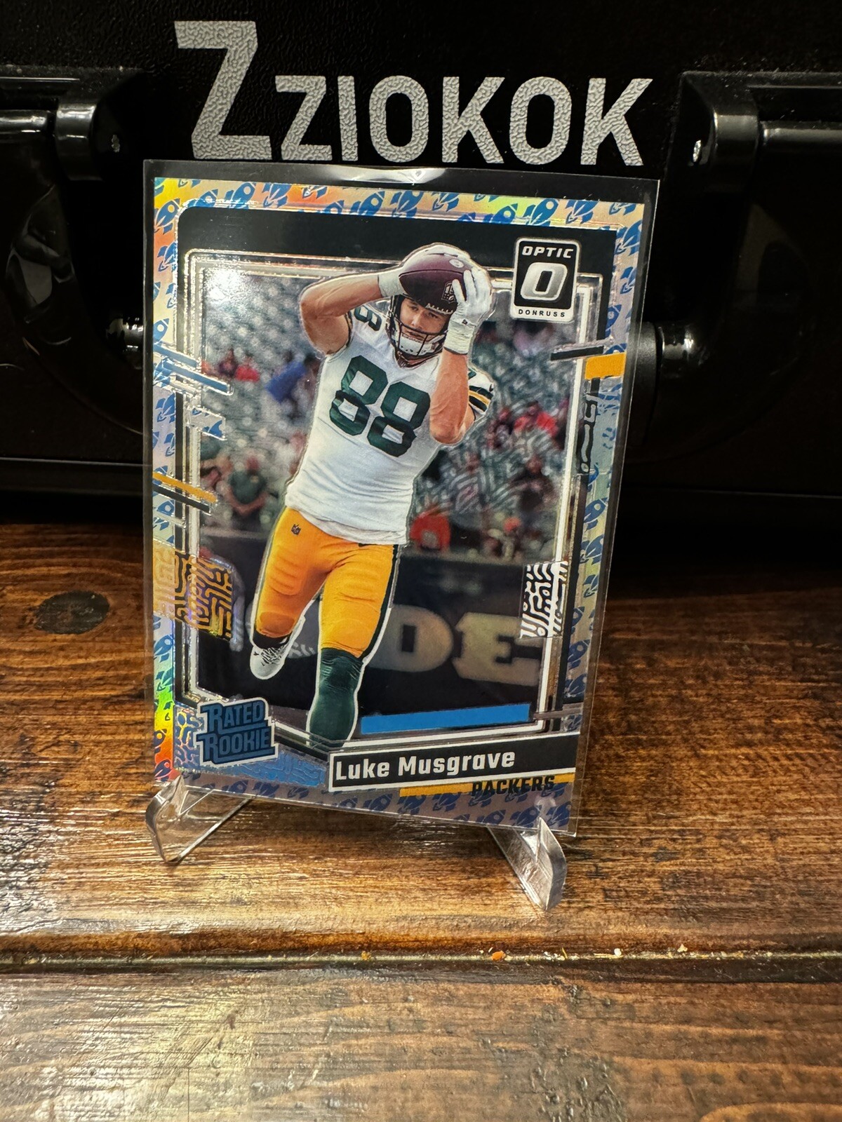 2023 Panini Donruss Optic Rated Rookie Rocket Prizm #241 Luke Musgrave Emoji RC
