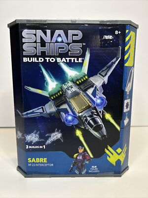 Snap Ships Build to Battle Sabre XF-23 Interceptor SEALED