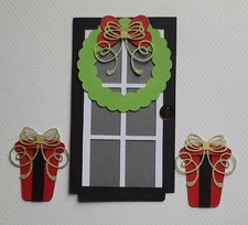 Santa's Magic Key Door and Presents. Scrapbook, Card Making Paper Piecing