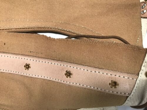 M1898 Drab (Khaki) Canvas Infantry Cavalry Leggings Size 1 - Picture 4 of 4