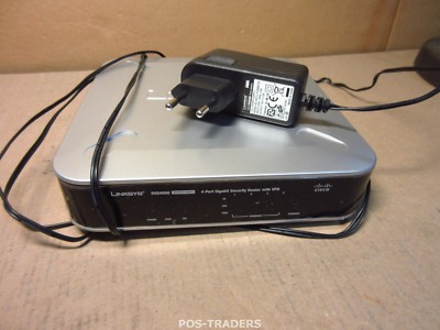CISCO RVS4000 Gigabit Security Router with VPN 1x WAN Ports 4x 10/100/1000