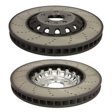 SHW Performance vorne gebohrt 2 Stück Bremsscheiben 374,4x36mm X2 für Audi RS4 RS5 B9