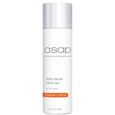 ASAP Daily Facial Cleanser 200ml with AHA  White Tea Oil Free  Removes Make Up