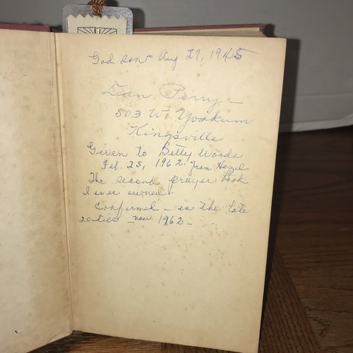 Vintage The Book of Common Prayer 1945 Hardcover Red Psalter Psalms Pre Owned - Imagen 5 de 9