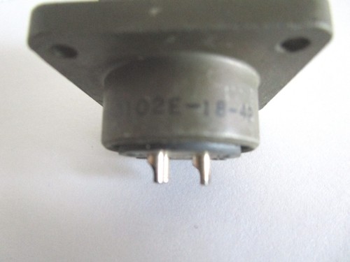 ITT Cannon MS3102E18-4P Electrical Receptacle Connector - Picture 3 of 4
