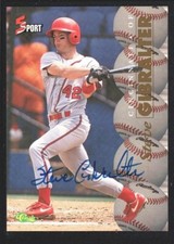 STEVE GIBRALTER 1995 CLASSIC 5 SPORT AUTOGRAPH CINCINNATI REDS SP