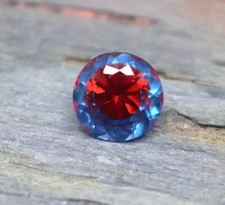 Pitambari Sapphire Natural Bi-Colour 11-12 Ct Round Cut Loose Certified Gemstone