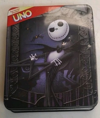 2010 UNO Tim Burton's ''The Nightmare Before Christmas'' Collector's Tin Card Game