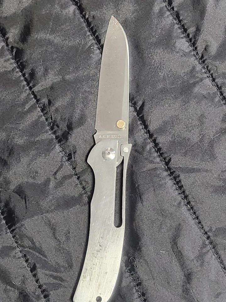 A.G Russell Knife All stainless Drop Point Lock DES321820 - Image 4 of 4