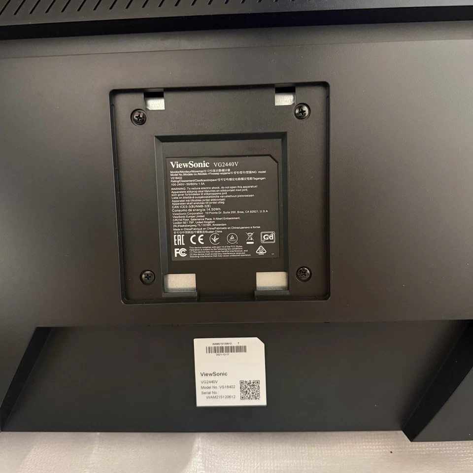 Viewsonic VG2440V 24" HDMI Webcam , Speakers Full HD 1080p Conferencing Monitor - Image 2 of 3