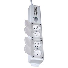 TRIPP LITE PS-415-HGULTRA Outlet Strip,4 Outlet,15A,13-3/4" L,Wht 2GZR4