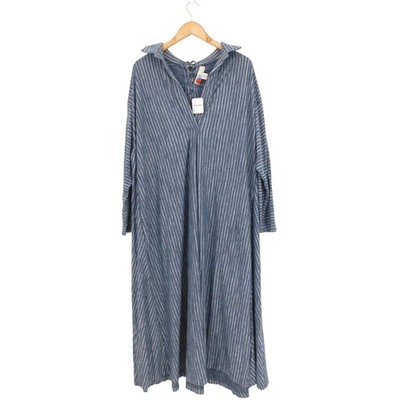 free people blue striped dress Free People Lucinda Midi Dress