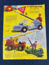 Vintage 1950&rsquo;s NY-LINT Toys Color Advertising Sheet 2-page Original; HTF
