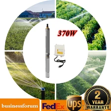 0.5HP 3" Deep Well Submersible Pump 110V 16GPM W/ 33ft Cable and Control box